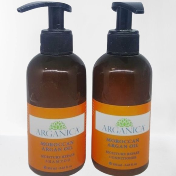 Arganica Moroccan Argan Oil Shampoo & Conditioner duo 8.45 Moisture repair